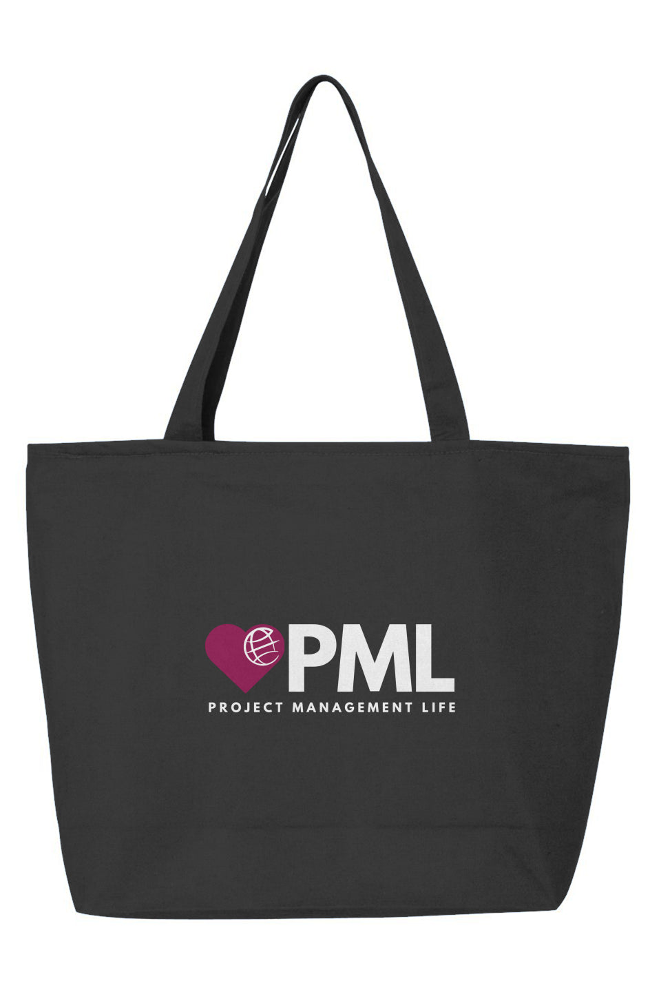 PML Zippered Tote - Baseline Black