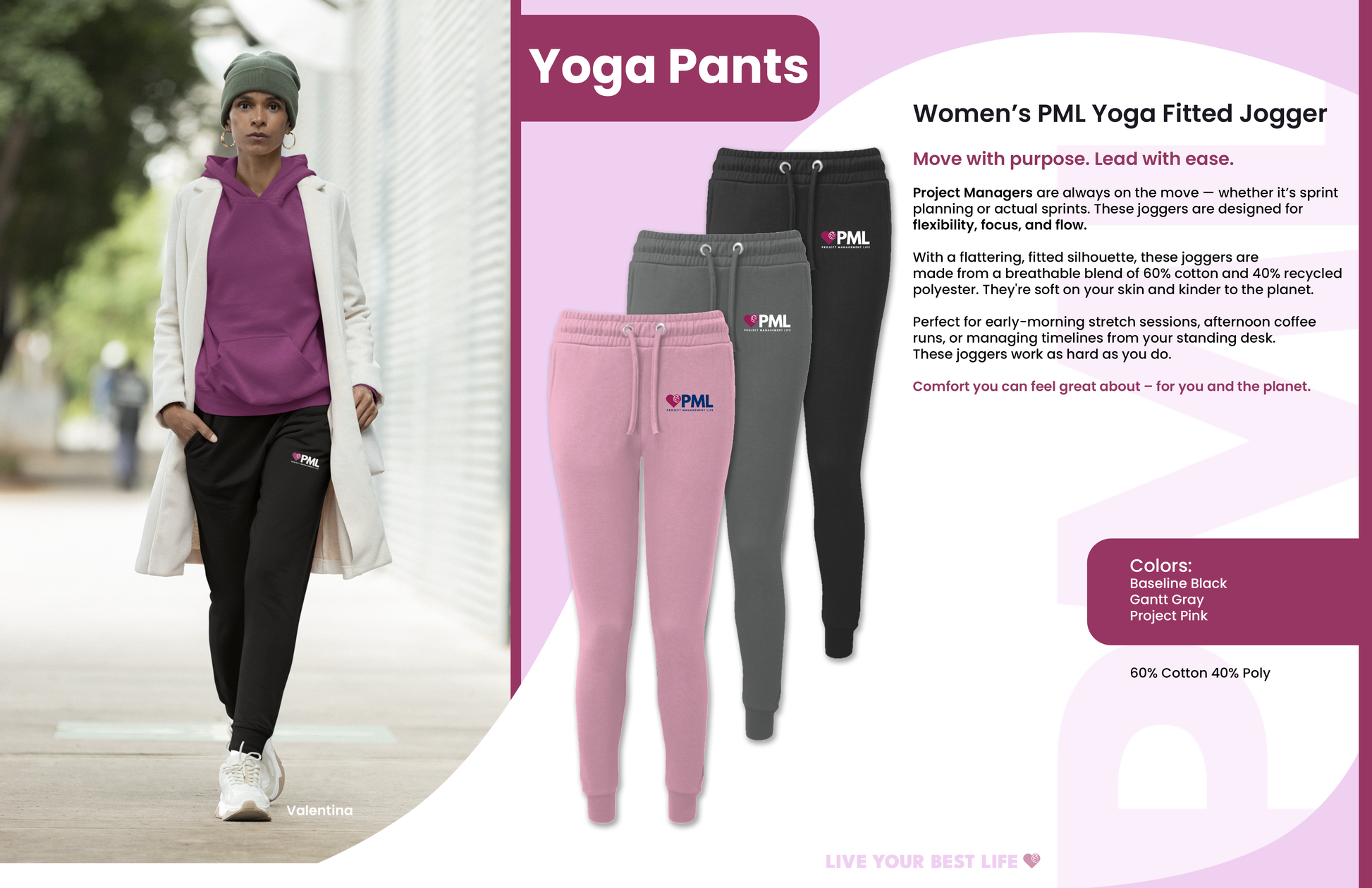 PML Women's Yoga Jogger Pants
