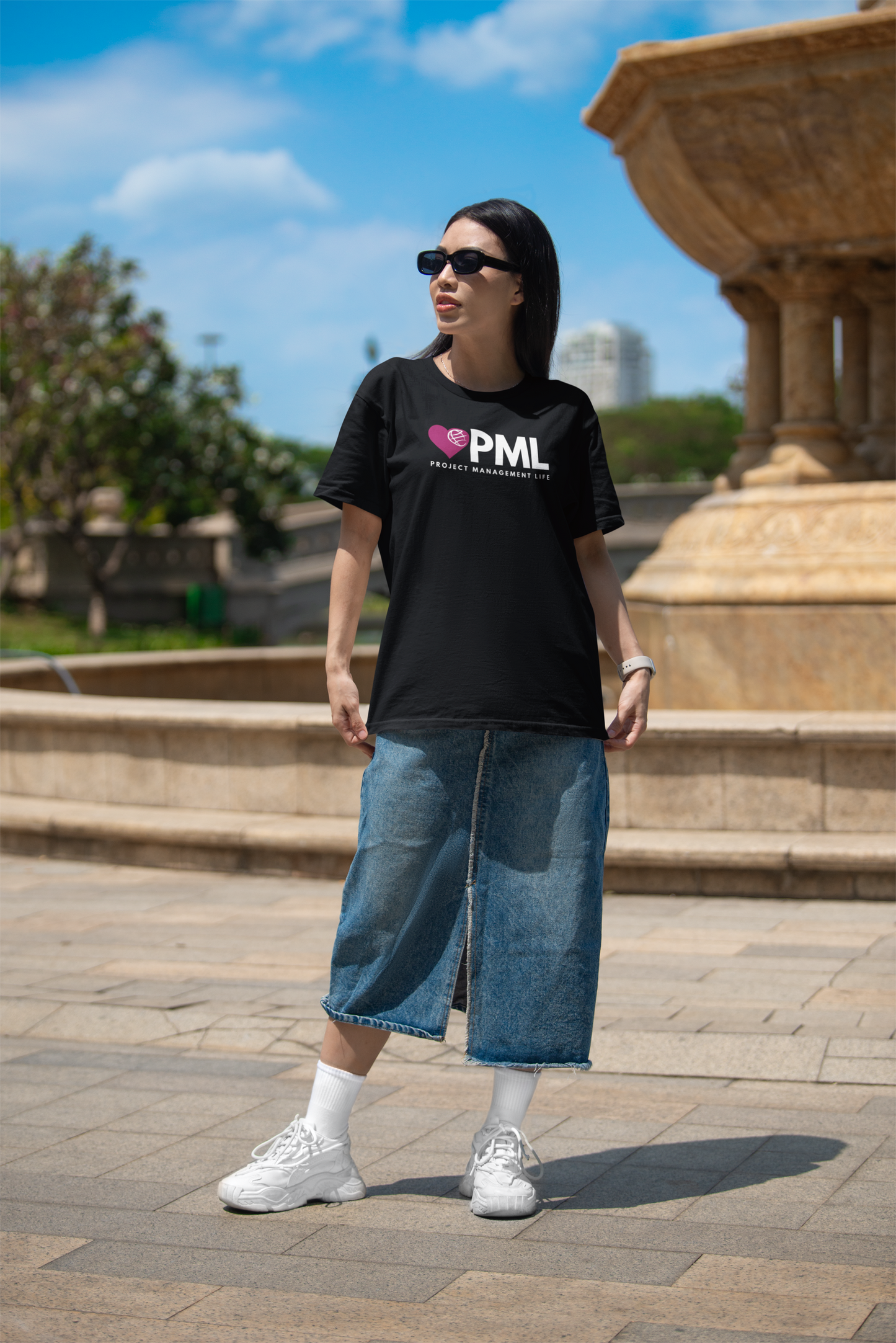 Unisex PML T-Shirt in Baseline Black