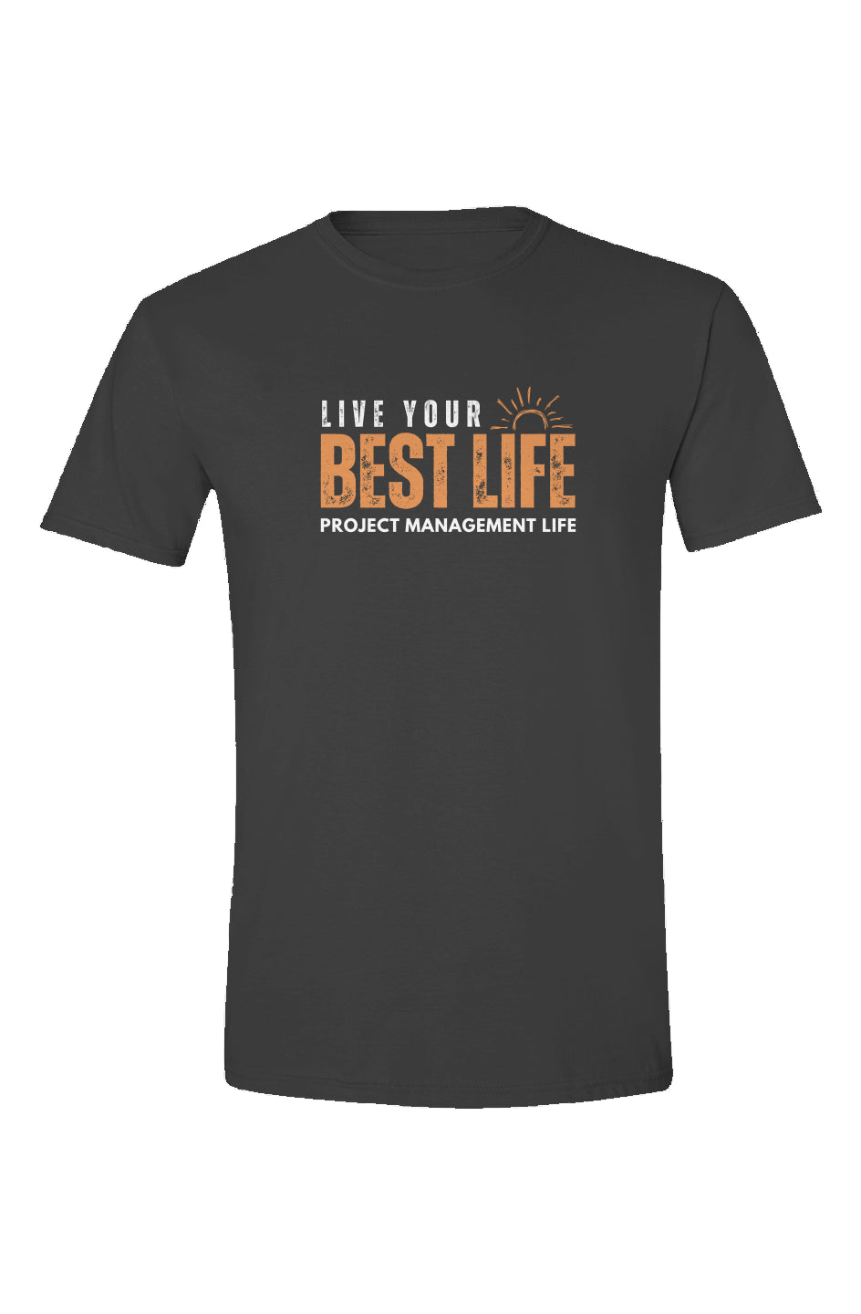 PML Men's Live Your Best Life Tee - Baseline Black